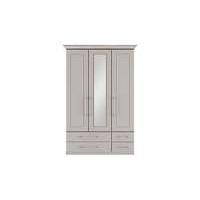 Eaton 3 Door 4 Drawer Centre Mirror Wardrobe