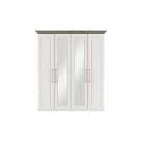 Eaton 4 Door Centre Mirror Wardrobe