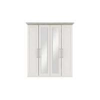 Eaton 4 Door Centre Mirror Wardrobe