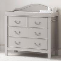 east coast toulouse dresser baby change unit in french grey design