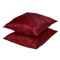 Easycare Lined Damask Cushions, Pair