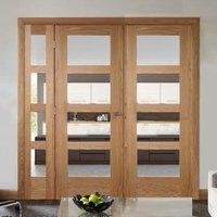 Easi-Frame Oak Door Set, GOSHA4L-COEOP9L, 2005mm Height, 1585mm Wide.