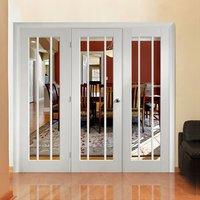 Easi-Frame White Door Set, GWPWOR-COEOP28, 2005mm Height, 2290mm Wide.