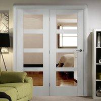 Easi-Frame White Door Set, GWPSHA4L-COEOP39L, 2005mm Height, 1660mm Wide.