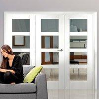 Easi-Frame White Door Set, GWPSHA4L-COEOP24, 2005mm Height, 2366mm Wide.