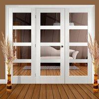 Easi-Frame White Door Set, GWPSHA4L-COEOP25, 2005mm Height, 2518mm Wide.