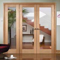 Easi-Frame Oak Door Set, GOSHAP10-COEOP13L, 2005mm Height, 2042mm Wide.