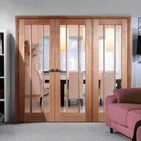 Easi-Frame Oak Door Set, GOWOR-COEOP13L, 2005mm Height, 2042mm Wide.