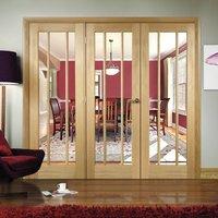 Easi-Frame Oak Door Set, GOWOR-COEOP24, 2005mm Height, 2366mm Wide.