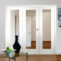 Easi-Frame White Door Set, GWPP10-COEOP23, 2005mm Height, 2214mm Wide.