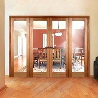 Easi-Frame Oak Door Set, GOSHAP10-COEOP8, 2005mm Height, 2976mm Wide.