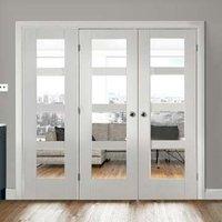 Easi-Frame White Primed Door Set, GWPSHA4L-COEOP12L, 2005mm Height, 1890mm Wide.