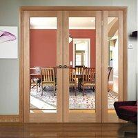 Easi-Frame Oak Door Set, GOSHAP10-COEOP9L, 2005mm Height, 1585mm Wide.