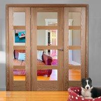 Easi-Frame Oak Door Set, GOSHA4L-COEOP27, 2005mm Height, 2138mm Wide.