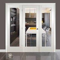 Easi-Frame White Door Set, GWPP10-COEOP22, 2005mm Height, 2062mm Wide.