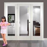 Easi-Frame White Door Set, GWPP10-COEOP27, 2005mm Height, 2138mm Wide.