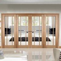 Easi-Frame Oak Door Set, GOWOR-COEOP4, 2005mm Height, 2520mm Wide.