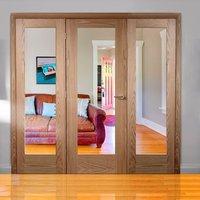 Easi-Frame Oak Door Set, GOSHAP10-COEOP29, 2005mm Height, 2442mm Wide.