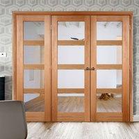 Easi-Frame Oak Door Set, GOSHA4L-COEOP17L, 2005mm Height, 2270mm Wide.