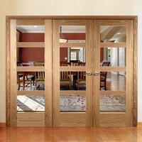 Easi-Frame Oak Door Set, GOSHA4L-COEOP18L, 2005mm Height, 2042mm Wide.