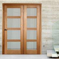 easi frame oak door set gosha4l coeop38l 2005mm height 1584mm wide