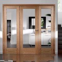 Easi-Frame Oak Door Set, GOSHAP10-COEOP28, 2005mm Height, 2290mm Wide.