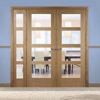 Easi-Frame Oak Door Set, GOSHA4L-COEOP10L, 2005mm Height, 1737mm Wide.