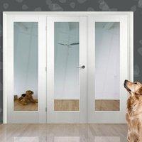 Easi-Frame White Door Set, GWPP10-COEOP30, 2005mm Height, 2518mm Wide.