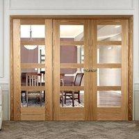 Easi-Frame Oak Door Set, GOSHA4L-COEOP12L, 2005mm Height, 1890mm Wide.