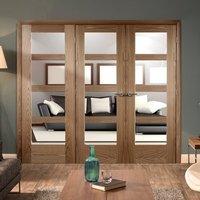 Easi-Frame Oak Door Set, GOSHA4L-COEOP15L, 2005mm Height, 1966mm Wide.