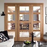 Easi-Frame Oak Door Set, GOSHA4L-COEOP22, 2005mm Height, 2062mm Wide.