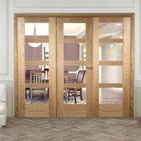 Easi-Frame Oak Door Set, GOSHA4L-COEOP25, 2005mm Height, 2518mm Wide.