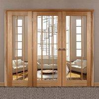 Easi-Frame Oak Door Set, GOWOR-COEOP17L, 2005mm Height, 2270mm Wide.