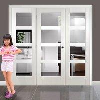 Easi-Frame White Door Set, GWPSHA4L-COEOP27, 2005mm Height, 2138mm Wide.