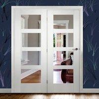 Easi-Frame White Door Set, GWPSHA4L-COEOP34L, 2005mm Height, 1584mm Wide.