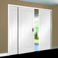 easi slide op2 white suffolk flush sliding door system in four size wi ...