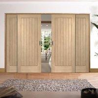 easi slide op1 oak suffolk flush sliding door system in four size widt ...