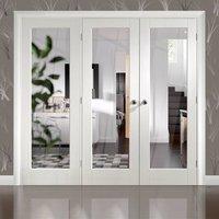 Easi-Frame White Door Set, GWPP10-COEOP13L, 2005mm Height, 2042mm Wide.