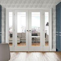 Easi-Frame White Door Set, GWPP10-COEOP3, 2005mm Height, 2214mm Wide.