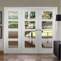 Easi-Frame White Door Set, GWPSHA4L-COEOP19L, 2005mm Height, 2194mm Wide.