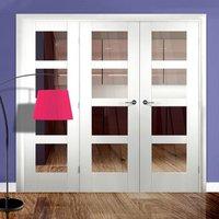 Easi-Frame White Door Set, GWPSHA4L-COEOP13L, 2005mm Height, 2042mm Wide.