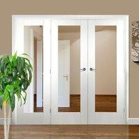 Easi-Frame White Door Set, GWPP10-COEOP17L, 2005mm Height, 2270mm Wide.