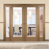 Easi-Frame Oak Door Set, GOSHAP10-COEOP3, 2005mm Height, 2214mm Wide.