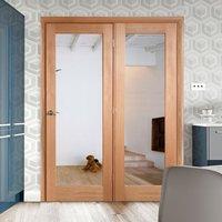 Easi-Frame Oak Door Set, GOSHAP10-COEOP39L, 2005mm Height, 1660mm Wide.