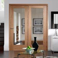 Easi-Frame Oak Door Set, GOSHAP10-COEOP40L, 2005mm Height, 1736mm Wide.