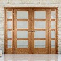 Easi-Frame Oak Door Set, GOSHA4L-COEOP2, 2005mm Height, 2062mm Wide.