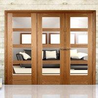 Easi-Frame Oak Door Set, GOSHA4L-COEOP19L, 2005mm Height, 2194mm Wide.