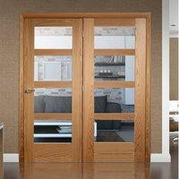 Easi-Frame Oak Door Set, GOSHA4L-COEOP35L, 2005mm Height, 1660mm Wide.