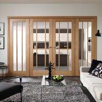 Easi-Frame Oak Door Set, GOWOR-COEOP8, 2005mm Height, 2976mm Wide.