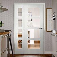 Easi-Frame White Door Set, GWPSHA4L-COEOP31L, 2005mm Height, 1127mm Wide.